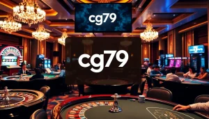 Người chơi đang tận hưởng một trò chơi đầy kịch tính tại cg79 casino, bị cuốn hút bởi những bàn cược sống động và không gian sang trọng.