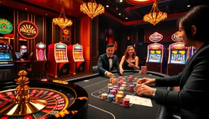 Win big at fly88.deal with elegant casino games featuring roulette, poker, and rich decorations.