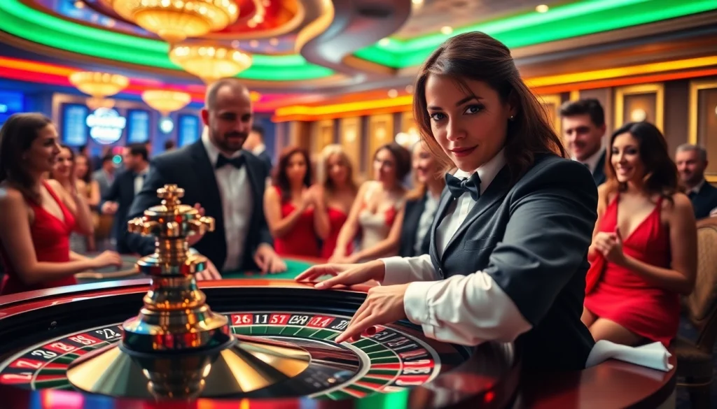 เล่นที่โต๊ะรูเล็ตของ tiger24 พร้อมดีลเลอร์ที่มีเสน่ห์ในคาสิโน