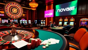 Experience the excitement of nova88 with vibrant casino games and glamorous settings.