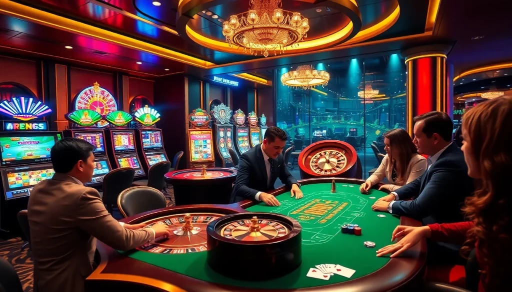 Players enjoying high-stakes poker at https://tt88.de.com, embodying the excitement of casino gaming.