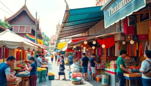 Engage with the vibrant Thai market at https://allthai.net/, showcasing local culture and food.