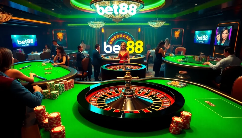 Experience the thrill of betting at bet88's luxurious online casino.