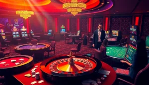 Pemain menikmati pengalaman mendebarkan bersama Datukwin Alternatif di kasino mewah.