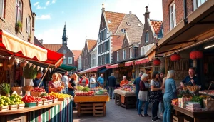 Bezoek de lokale markt in PurmerendActueel.nl voor een uniek straatleven en organisatie.