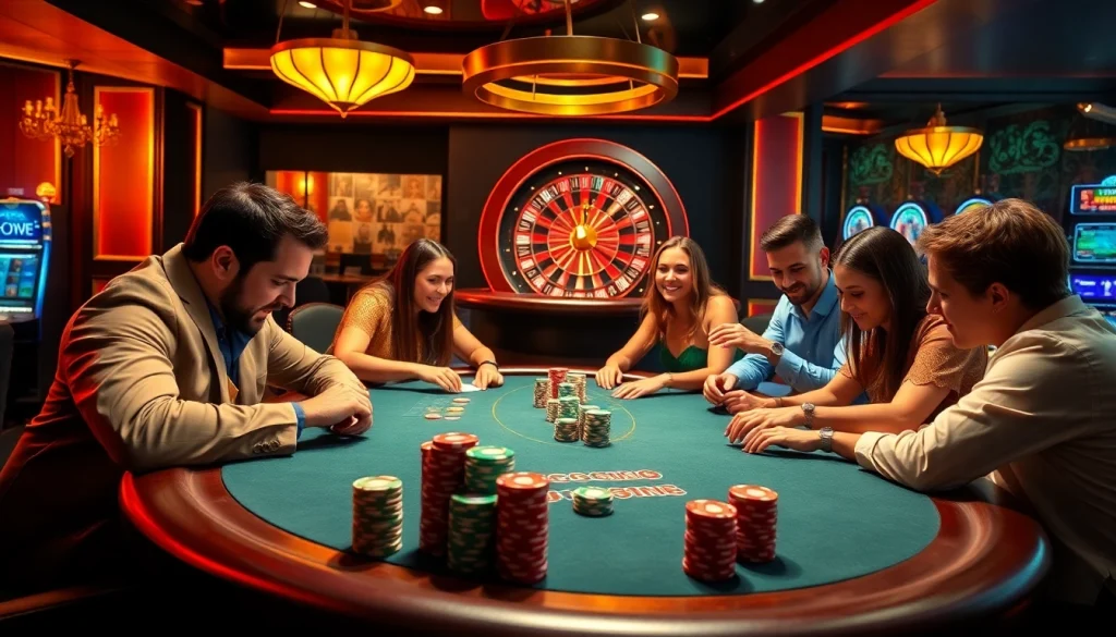 Experience thrilling gameplay at https://vaoluoitv.it.com showcasing poker excitement and casino luxury.