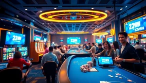 Experience the excitement of 23WIN online casino with vibrant games and engaging atmosphere.