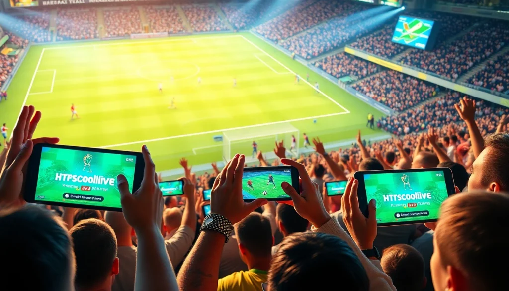 Exciting live soccer streaming experience on multiple devices showcasing https://socolive.com.co/.