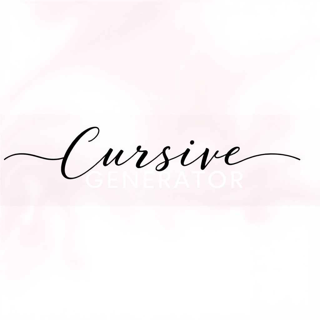 Enhance Your Social Media Posts with a Cursive Generator