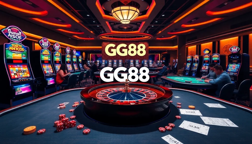 Experience the excitement of GG88 casino gaming with lively tables and advanced betting options.