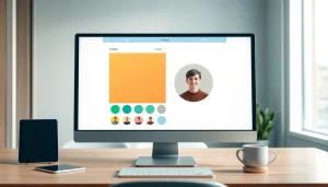 Circular photo cropping tool interface showing a circle photo with user-friendly design.