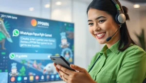 Creating a PP9WIN account with friendly customer support via WhatsApp