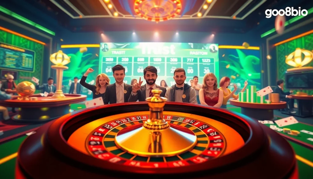 Experience the excitement of online gaming with go88.bio, featuring vibrant casino elements and engaging player interactions.