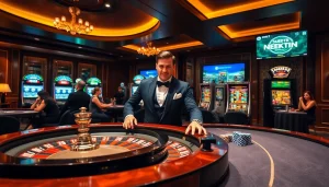 Experience the thrill of gameplay at https://nekatwin.com/, featuring vibrant roulette and slot action.