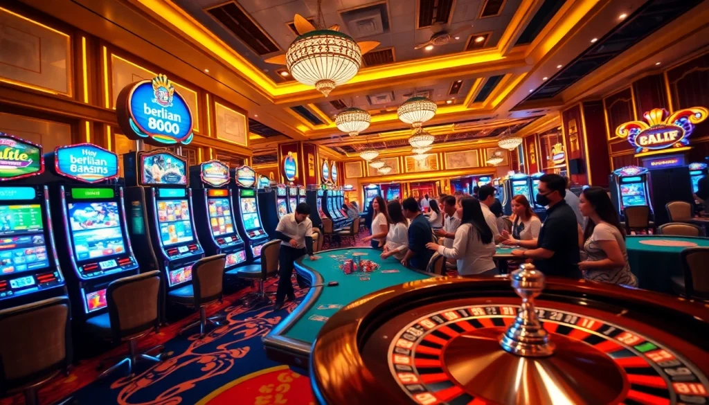 Experience the excitement of berlian888 with vibrant slot machines and thrilling table games.