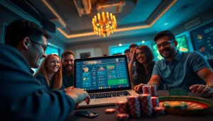Exciting online gaming environment with 8kbet logo, showcasing sports betting and casino games.