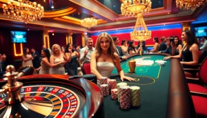 Engage in thrilling games at BL555's premier casino with poker and roulette.