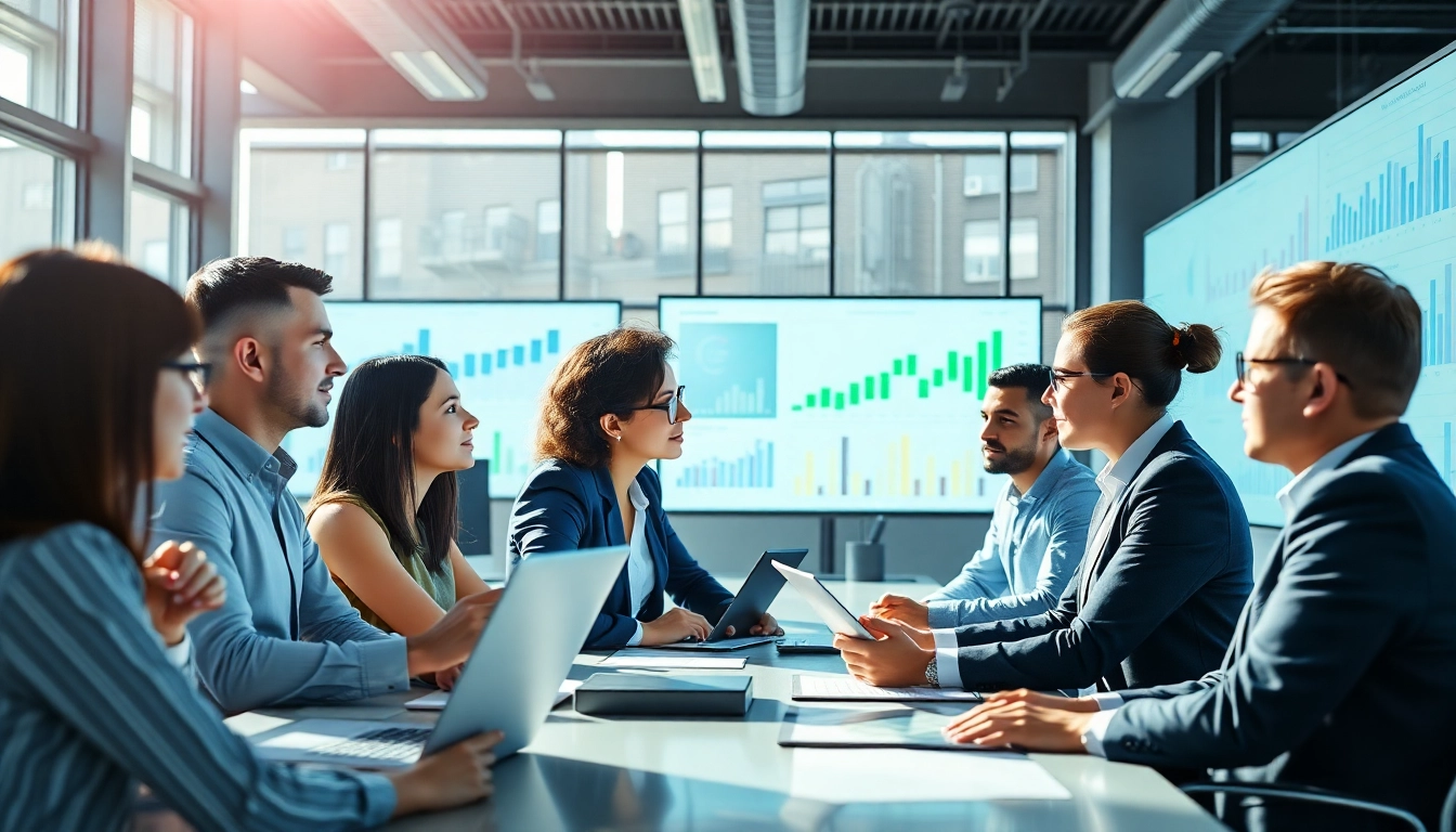 Analyze demand planning discussed by professionals in a collaborative office environment.