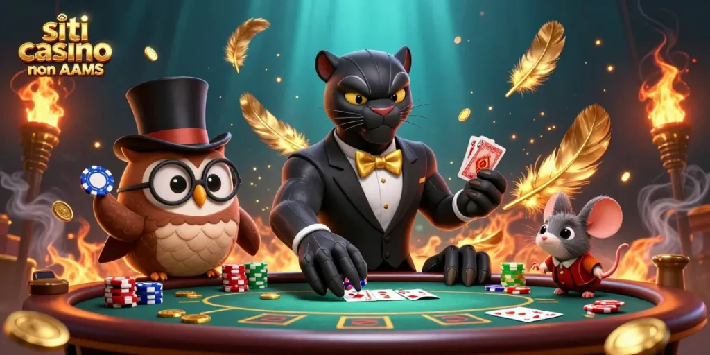 I casinò online non AAMS offrono opportunità di gioco flessibili e ricche di azione, con personaggi unici e atmosfera vivace.