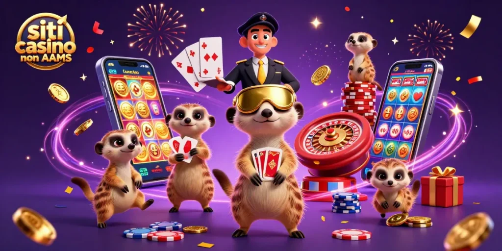 Siti casino non AAMS: divertiti con i più simpatici suricati in un'operazione di casinò elaborata