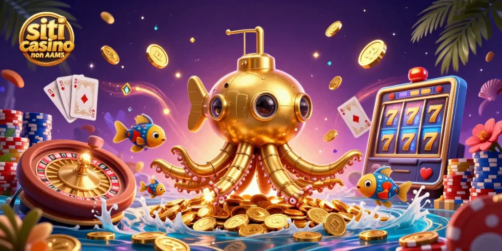 Gioca in siti casino non AAMS con slot e giocate tra oro e gemme preziose.